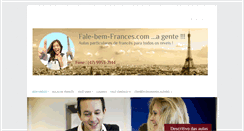 Desktop Screenshot of fale-bem-frances.com